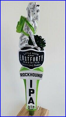 LOST FORTY ROCKHOUND beer tap handle