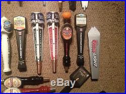 LOT Of 28 Beer TAP HANDLES Budweiser, Guinness, Miller Lite, Land shark, Etc