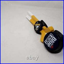 Labatt Blue Light X Pittsburgh Penguins Hockey Sticks And Pucks Draft Beer Tap