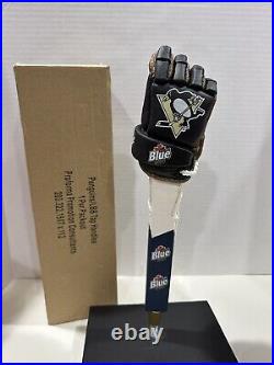 Labatt Blue Pittsburgh Penguins Hockey Glove Beer Tap Handle 13 New NIB