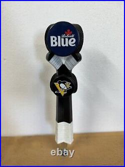 Labatt Blue X Pittsburgh Penguins USA Hockey Sticks And Pucks Draft Beer Tap