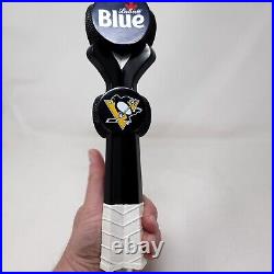 Labatt Blue X Pittsburgh Penguins USA Hockey Sticks And Pucks Draft Beer Tap Bar