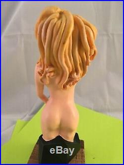 Lady Luck Brewery Beer Tap Handle Ultra Rare Figural Sexy Girl Beer Tap Handle