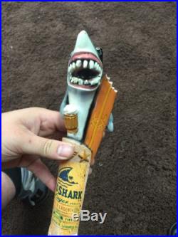 Landshark Lager Island Style Shark Holding Beer Tap Handle Very Rare