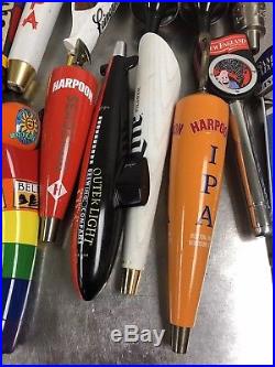Large Lot Of 20 Unique Draft Beer Tap Handlessome Rare Taps