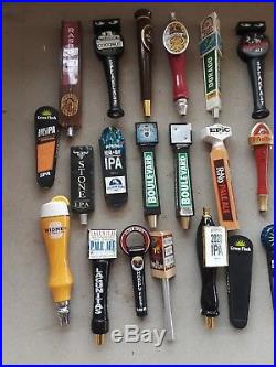 Large Lot Of 33 Unique Draft Beer Tap Handles Bar Taps