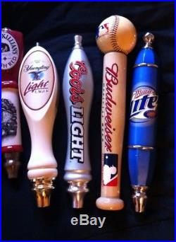 Large Lot of Beer Tap Handles 14 In All! 8 Are Trending At Around 43$ A Piece