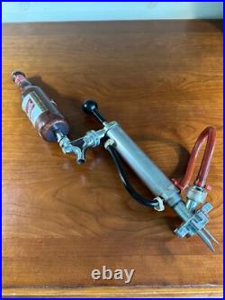 Leinenkugel's Beer Wood Bottle Tap Handle & Beer Keg Tap & Pump (UNTESTED)