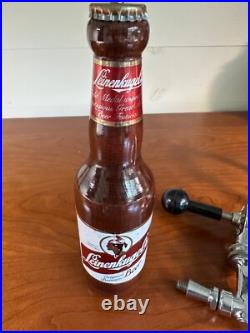 Leinenkugel's Beer Wood Bottle Tap Handle & Beer Keg Tap & Pump (UNTESTED)