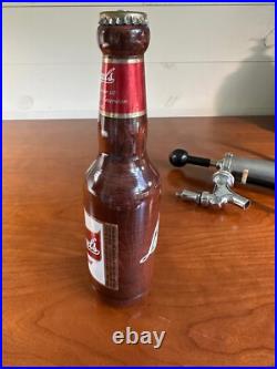 Leinenkugel's Beer Wood Bottle Tap Handle & Beer Keg Tap & Pump (UNTESTED)