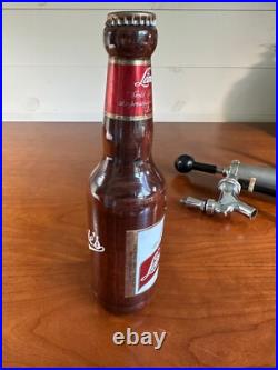 Leinenkugel's Beer Wood Bottle Tap Handle & Beer Keg Tap & Pump (UNTESTED)