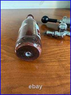 Leinenkugel's Beer Wood Bottle Tap Handle & Beer Keg Tap & Pump (UNTESTED)