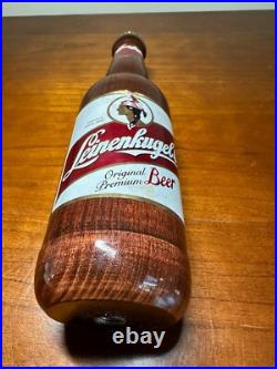 Leinenkugel's Beer Wood Bottle Tap Handle & Beer Keg Tap & Pump (UNTESTED)