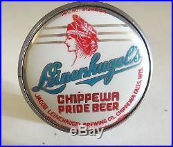 Leinenkugel's Leinie's Beer Tap Tapper Handle Chippewa Pride Knob Wisconsin