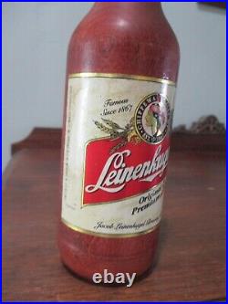 Leinenkugel's Original Premium Beer 9'' wooden tap handle figural bottle tapper