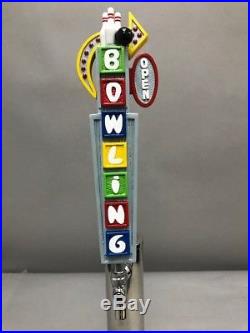Let's Go Bowling Bar Beer Tap Handle Direct From Ron Lee Art Casting