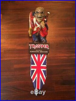 Limited edition Iron Maiden Trooper beer tap handle robinsons brewery Metal