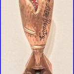 Little Miss Brewing Copper Bomb Beer Tap Handle 7.5 Tall Brand New RARE