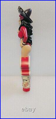 Lolita's Cherry Bomb Lady Wrestler Harvest NIB 11 Draft Beer Tap Handle