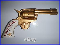 Lone Star Beer Tap Handle Collectible Pistol. 45 Colt