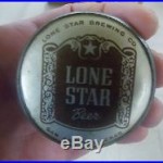 Lone star beer ball knob tap handle tap knob texas beer brown label san antonio