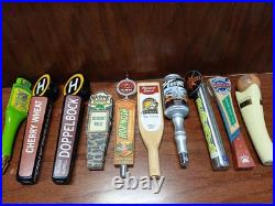 Lot Of 10 Midwest Brewed Beer Tapper Handles