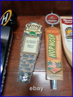 Lot Of 10 Midwest Brewed Beer Tapper Handles