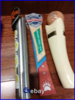 Lot Of 10 Midwest Brewed Beer Tapper Handles