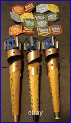 Lot Of 10 Samuel Adams Beer Tap Handles Lot Beer Collector Bar Closure Lot Lot Of 10 Samuel Adams Beer Tap Handles Lot Beer Collector Bar Closure Lot