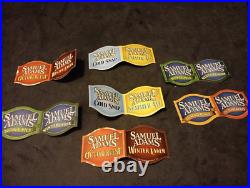 Lot Of 10 Samuel Adams Beer Tap Handles Lot Beer Collector Bar Closure Lot Lot Of 10 Samuel Adams Beer Tap Handles Lot Beer Collector Bar Closure Lot