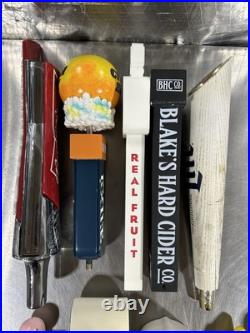 Lot Of 10 Used Beer Tap Handles Budweiser Miller Lite Michelob Ultra Dogfish