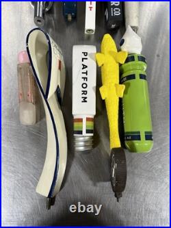 Lot Of 10 Used Beer Tap Handles Budweiser Miller Lite Michelob Ultra Dogfish