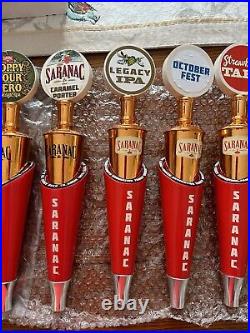 Lot Of 11 Saranac beer tap handle Handles F. X. Matt Utica Club NY