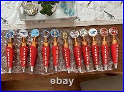 Lot Of 11 Saranac beer tap handle Handles F. X. Matt Utica Club NY