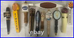 Lot Of 11 Used Beer Tap Handles Various Brands