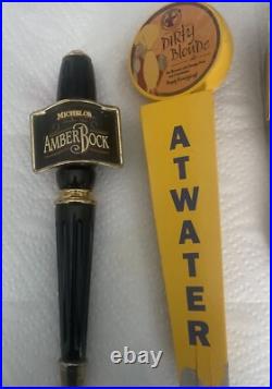 Lot Of 11 Used Beer Tap Handles Various Brands