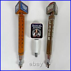 Lot Of 14 Mixed Beer Tap Handles Sam Adams, Bud light, Spaten, Carlsberg, Leffe