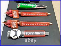 Lot Of 14beer Tap Handles Draft Beer Tapper Holders