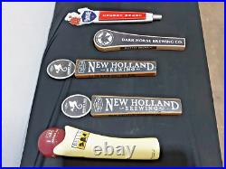 Lot Of 14beer Tap Handles Draft Beer Tapper Holders