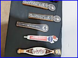 Lot Of 14beer Tap Handles Draft Beer Tapper Holders