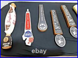 Lot Of 14beer Tap Handles Draft Beer Tapper Holders