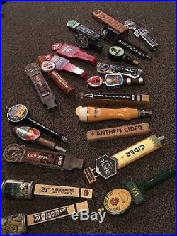 Lot Of 22 PNW Beer Tap Handles Brewery Taps Micro Brew Some RARE Vintage Season