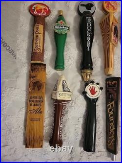 Lot Of 26 Mixed Beer Tap Handles? Great Assortment Of Unique And Unusual