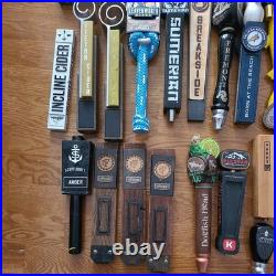 Lot Of 27 Beer And Hard Cider Tap Handles Dogfish head, pfriem freemont