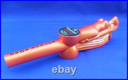 Lot Of 2 Mother Road Beer Tap Handle Hood Ornament Chrome & Rare Orange Arizona
