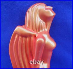 Lot Of 2 Mother Road Beer Tap Handle Hood Ornament Chrome & Rare Orange Arizona