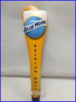 Lot Of 3 Beer Tap Handle Knob Top Keg Bar Blue Moon, ACE, Michelob