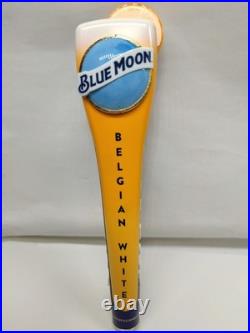 Lot Of 3 Beer Tap Handle Knob Top Keg Bar Blue Moon, ACE, Michelob