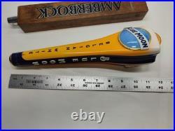 Lot Of 3 Beer Tap Handle Knob Top Keg Bar Blue Moon, ACE, Michelob