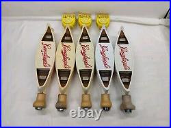 Lot Of 5 Leinenkugel Tap Beer Handles With 3 Summer Shandy Lemon Wheel